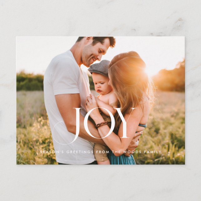 Bild av klassiskt Joy-Helgdag för elegant Vykort (Framsida)