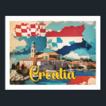 Bild av Kroatiens pop Art Travel Poster<br><div class="desc">Bild av Kroatiens pop Art Travel</div>