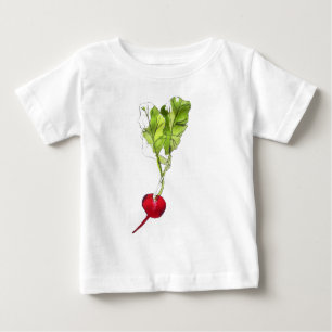 Bild av kurvfärgsfärg för rädisa t shirt