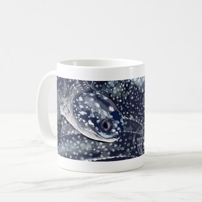 Bild av läderback Sea Turtle Graphic Kaffemugg (Framsida vänster)