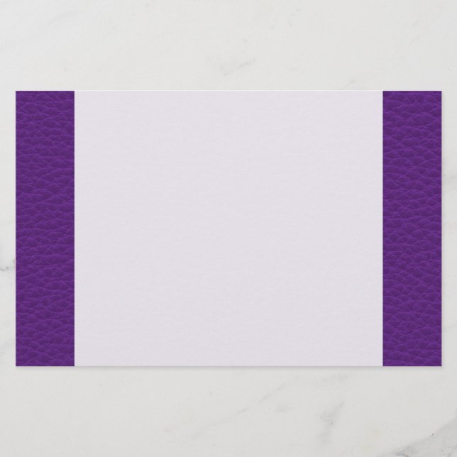 Bild av Lila Leather. Brevpapper (Framsida)