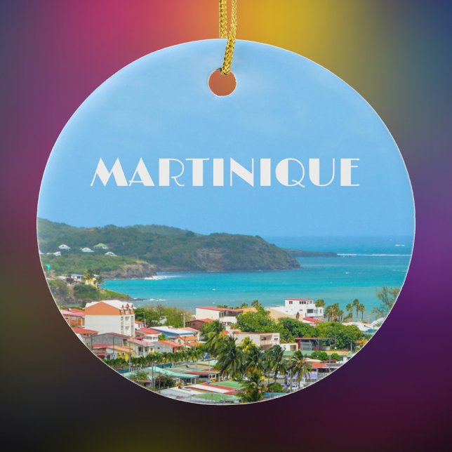 Bild av Martinique harbor Julgransprydnad Keramik (Skapare uppladdad)