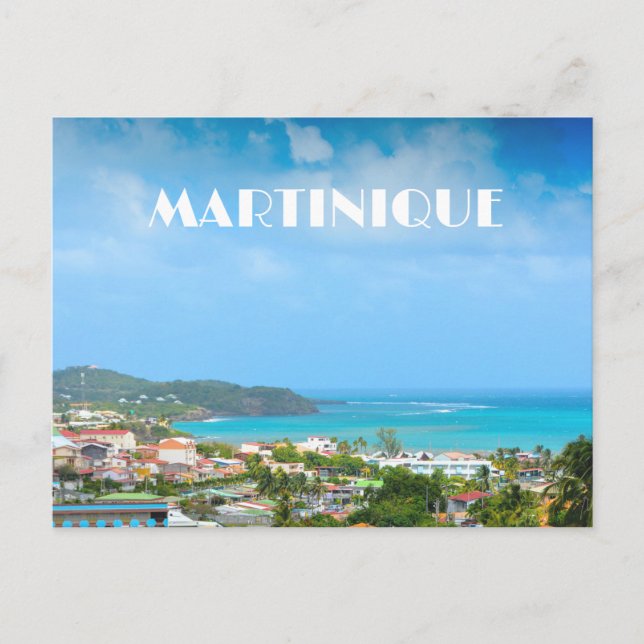 Bild av Martinique harbor Vykort (Framsida)