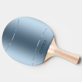 Bild av metallblått - rostfritt stål 2 pingisracket
