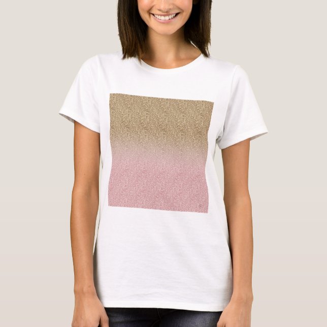 Bild av miniatyrdiagram för elegant Ro Guld och Gu T Shirt (Framsida)