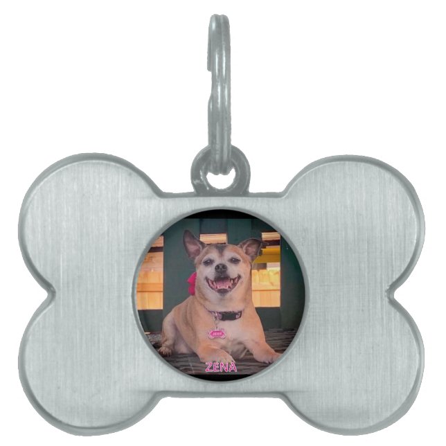Bild av Modern Personlig Hund Namn ID-bricka Husdjur (Framsidan)