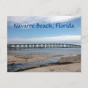 Bild av Navarre Beach Florida causeway bridge Vykort