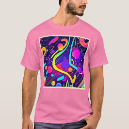 Bild av Neon Abstrakt T Shirt