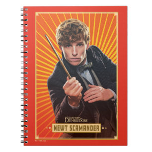 Bild av Newt Scamander-tecken Anteckningsbok