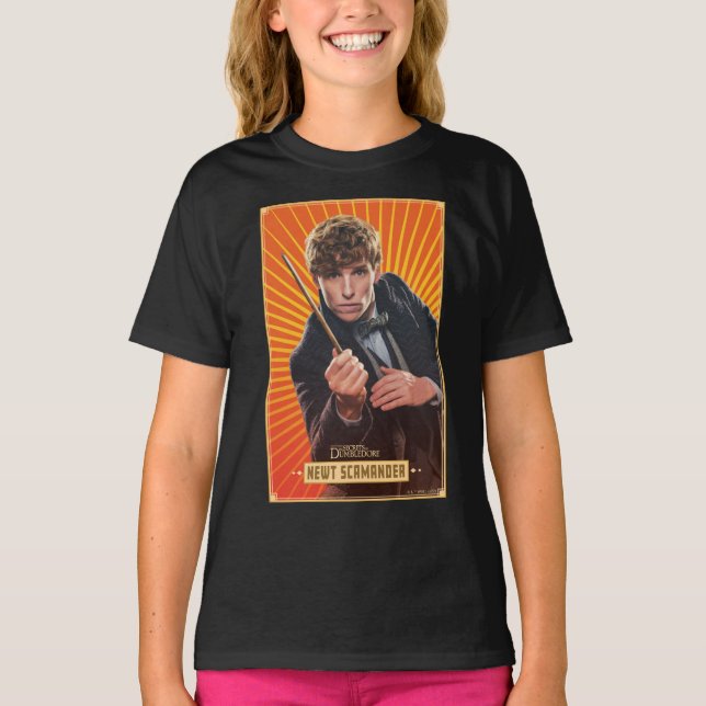 Bild av Newt Scamander-tecken T Shirt (Framsida)