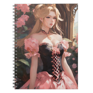 Bild av Princess Peach spiral, fotopatbok Anteckningsbok
