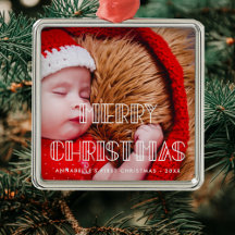 Bild av Retro art deco God jul baby
