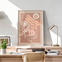 Bild av Retro-blommigt