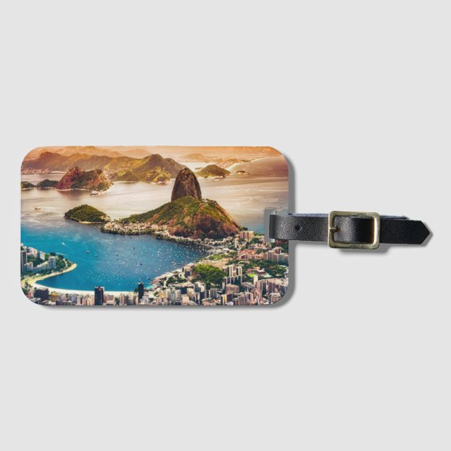 Bild av Rio de Janeiro cityscape Bagagebricka (Framsida horisontal)