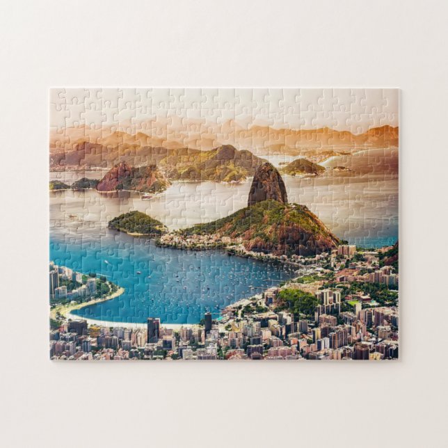 Bild av Rio de Janeiro cityscape Pussel (Horisontell)