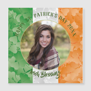 Bild av S:t Patrick's Day Irish shamrocks flagga r