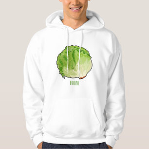 Bild av sallat tecknad hoodie