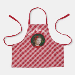 Bild av Santa's Little Baker children gingham chri