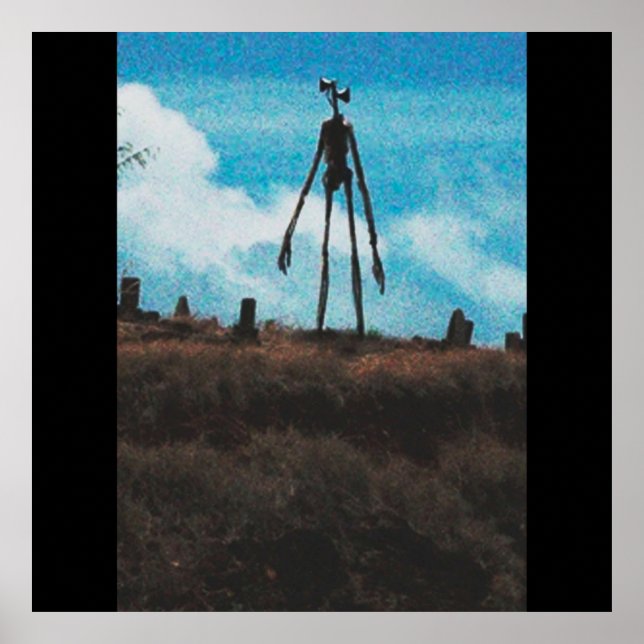 Bild av Siren head horror Poster (Framsidan)