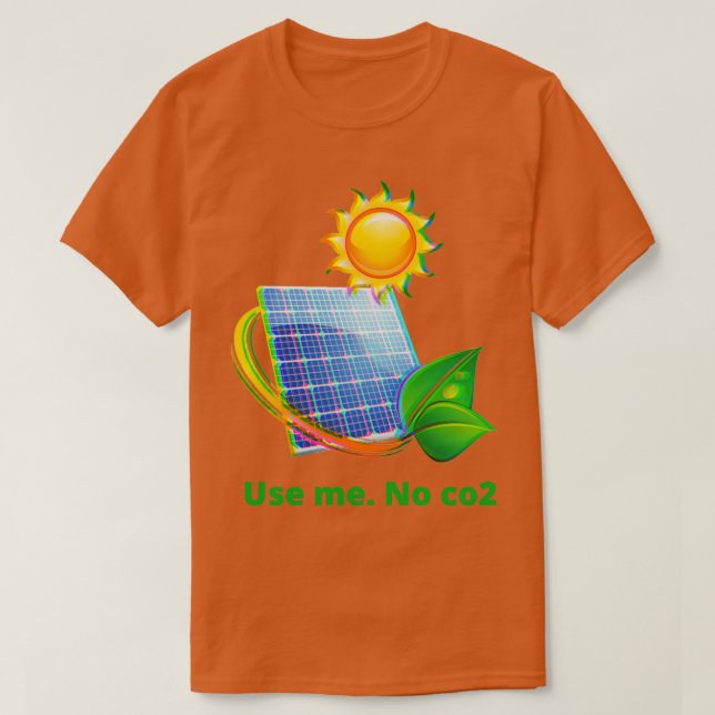 Bild av solenergi 2 t shirt (Design framsida)