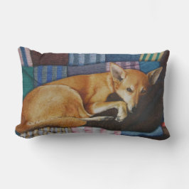 bild av söt labrador hämtare hund lumbarkudde