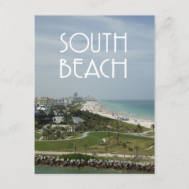 Bild av South Beach Miami-skyline Vykort