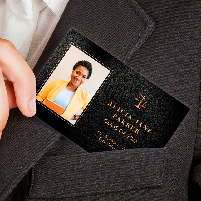 Bild av studenten i Student namn Visitkort (Skapare uppladdad)