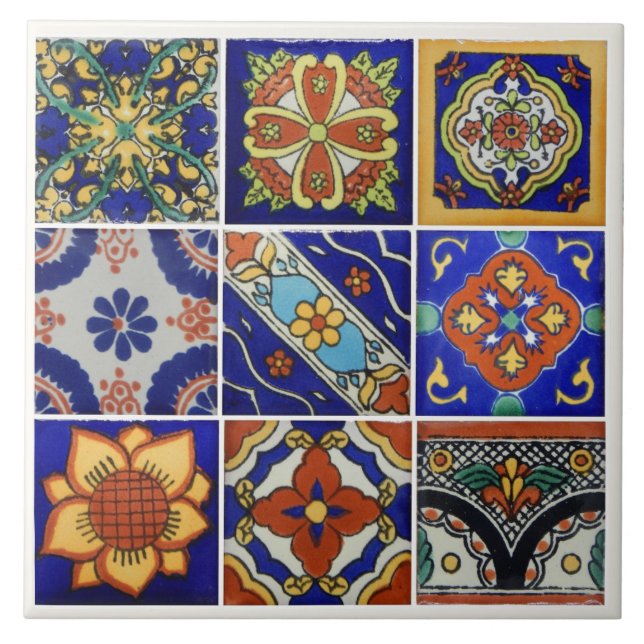 Bild av Talavera Tile på 6 x 6 Ceramic Tile Kakelplatta (Framsidan)