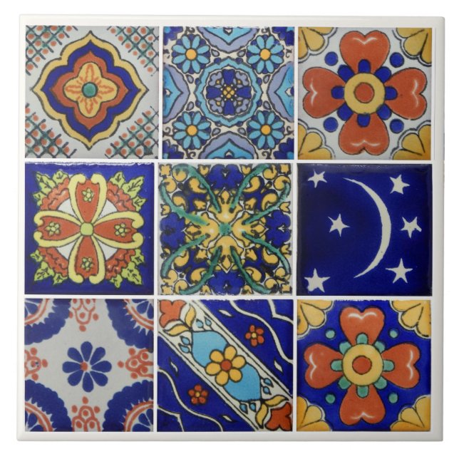 Bild av Talavera Tile på 6 x 6 Ceramic Tile Kakelplatta (Framsidan)
