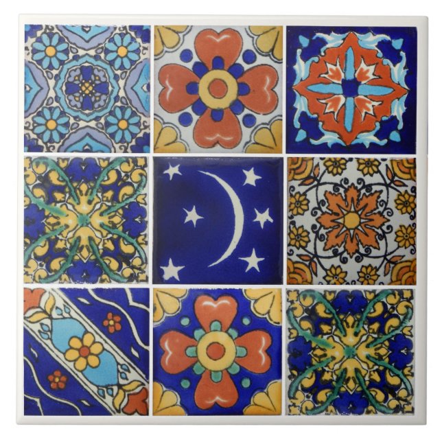 Bild av Talavera Tile på 6 x 6 Ceramic Tile Kakelplatta (Framsidan)