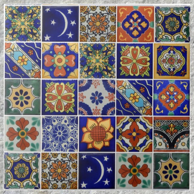 Bild av Talavera Tile på 6 x 6 keramiskt plattor Kakelplatta (Skapare uppladdad)