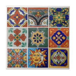 Bild av Talavera Tile på små keramiska plattor Kakelplatta