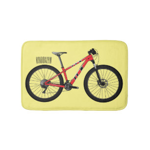 Bild av tecknad för cyklar badrumsmatta