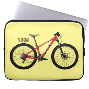 Bild av tecknad för cyklar laptop fodral