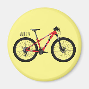 Bild av tecknad för cyklar magnet