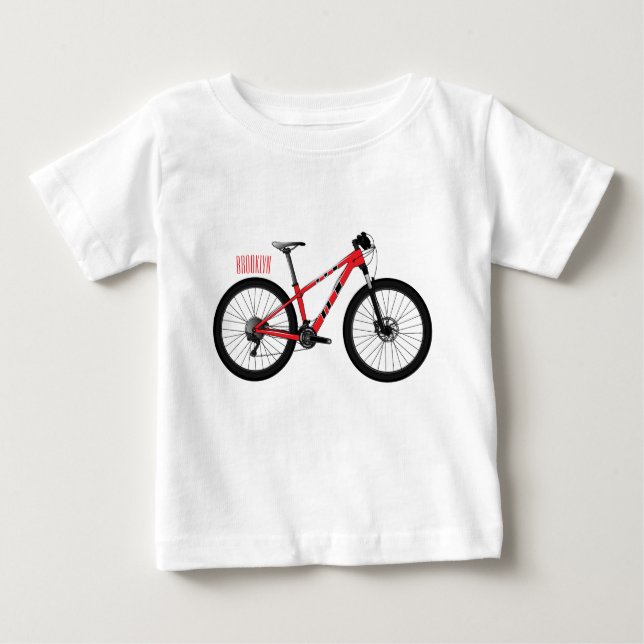 Bild av tecknad för cyklar t shirt (Framsida)