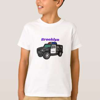 Bild av tecknaden för polisbilen Cute lycklig T Shirt