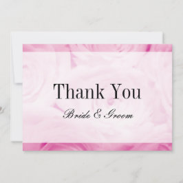 Bild av tiotuset rosa ros blombuquet bröllop tack kort