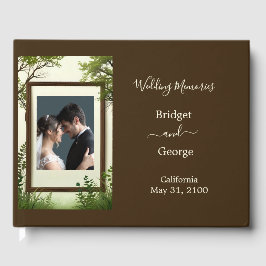 Bild av träd från ram bröllop gästböcker