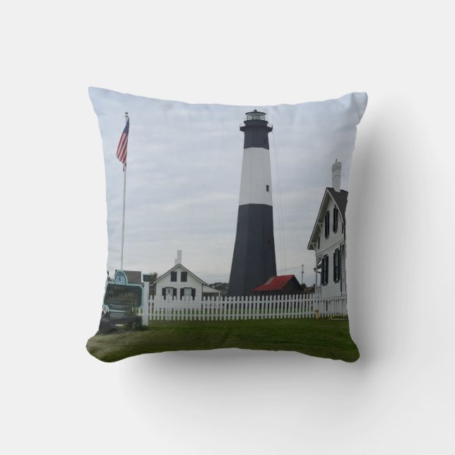 Bild av Tybee Island Lighthouse på en Kudde (Framsida)
