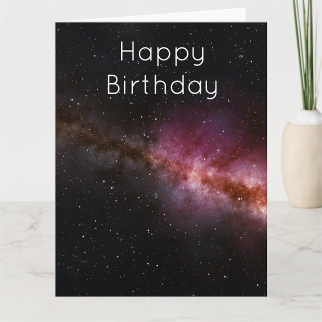 Bild av universum  kort (Framsida)