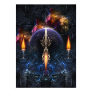 Bild av utvidgning av flyg- och rymdfärder fototryck