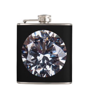 Bild av vänd Elegant Diamond Gem-bild Fickplunta