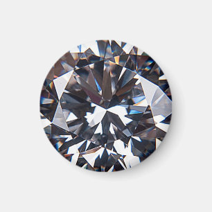 Bild av vänd Elegant Diamond Gem-bild Magnet