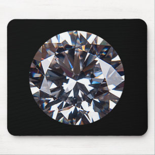 Bild av vänd Elegant Diamond Gem-bild Musmatta