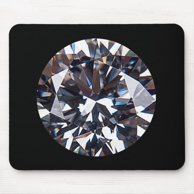 Bild av vänd Elegant Diamond Gem-bild Musmatta (Framsidan)