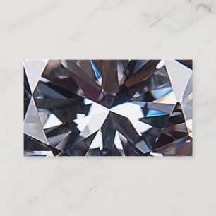 Bild av vänd Elegant Diamond Gem-bild Visitkort