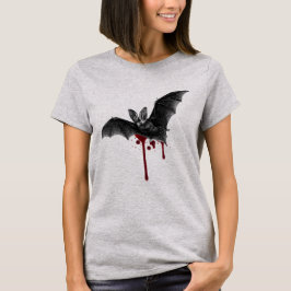 Bild av Victorian Fladdermus med blodstänk T Shirt