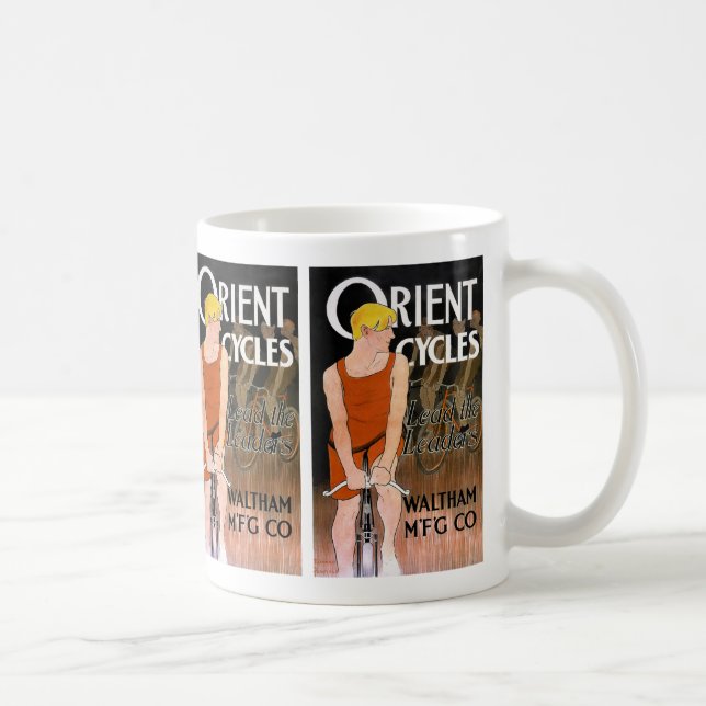 Bild av vintage-cykel - orienterade cykler kaffemugg (Höger)