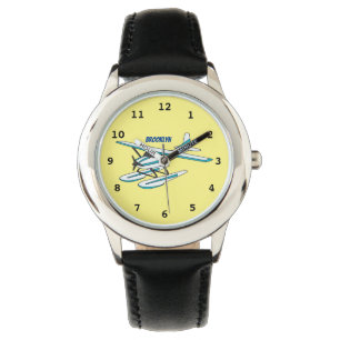 Bild av vit blåhavsruta armbandsur